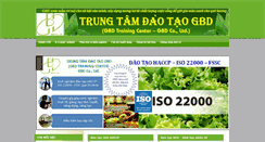 Desktop Screenshot of gbd.edu.vn