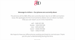 Desktop Screenshot of gbd.com.au