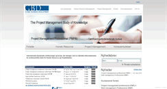 Desktop Screenshot of gbd.dk
