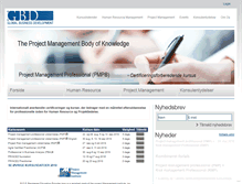 Tablet Screenshot of gbd.dk